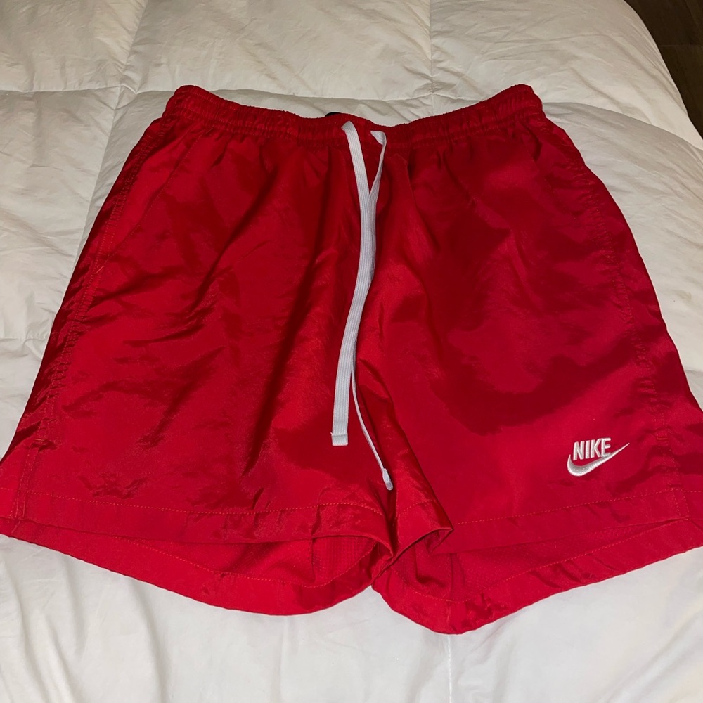 Nike Men's Vibrant Red Athletic Shorts